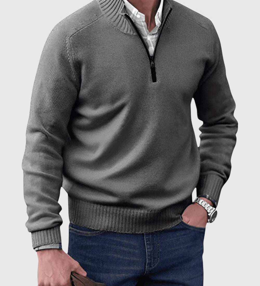 Luka - Premium Crni Pulover