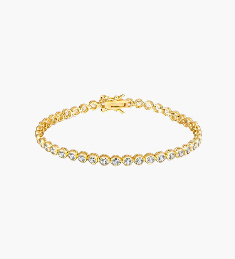 Tea - narukvica bezel kristalna tennis