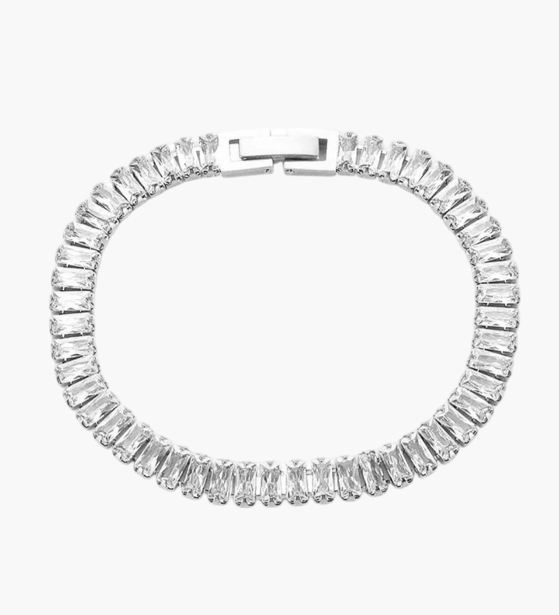 Ema – sjajna baguette kristalna narukvica