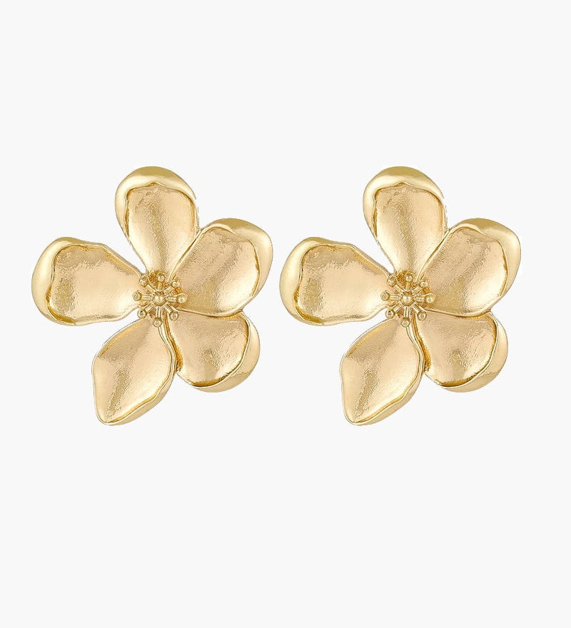 Brincos de Flor Aureia