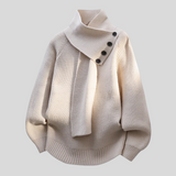 Ariane – Elegantni Pleteni Pulover S Ovratnikom U Stilu Šala